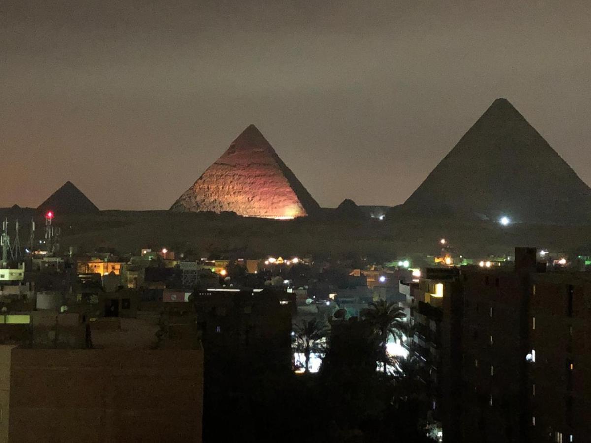 Full Pyramids View Apartment With Balcony For 8 P Kafrat al Jabal Bagian luar foto