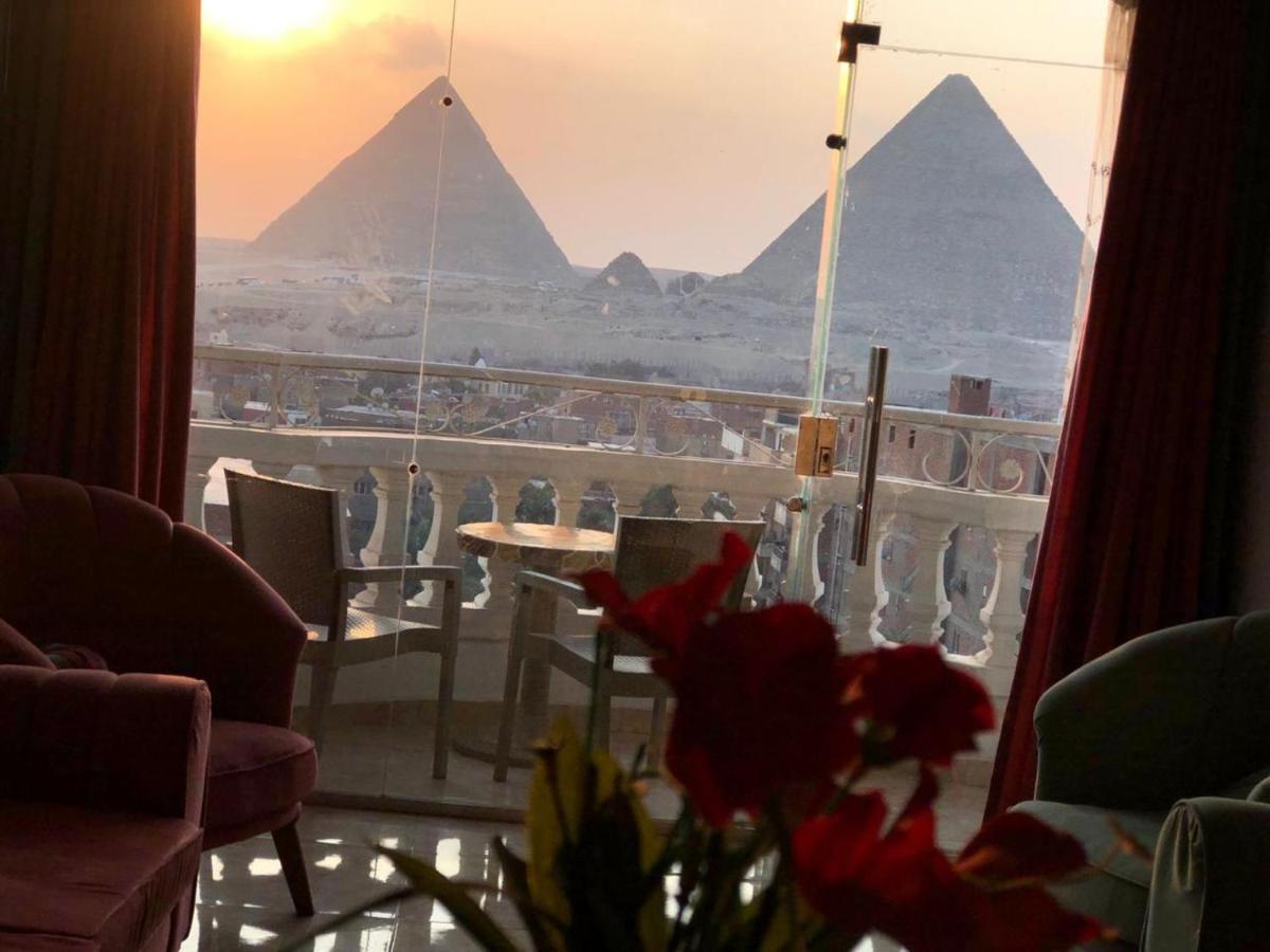 Full Pyramids View Apartment With Balcony For 8 P Kafrat al Jabal Bagian luar foto