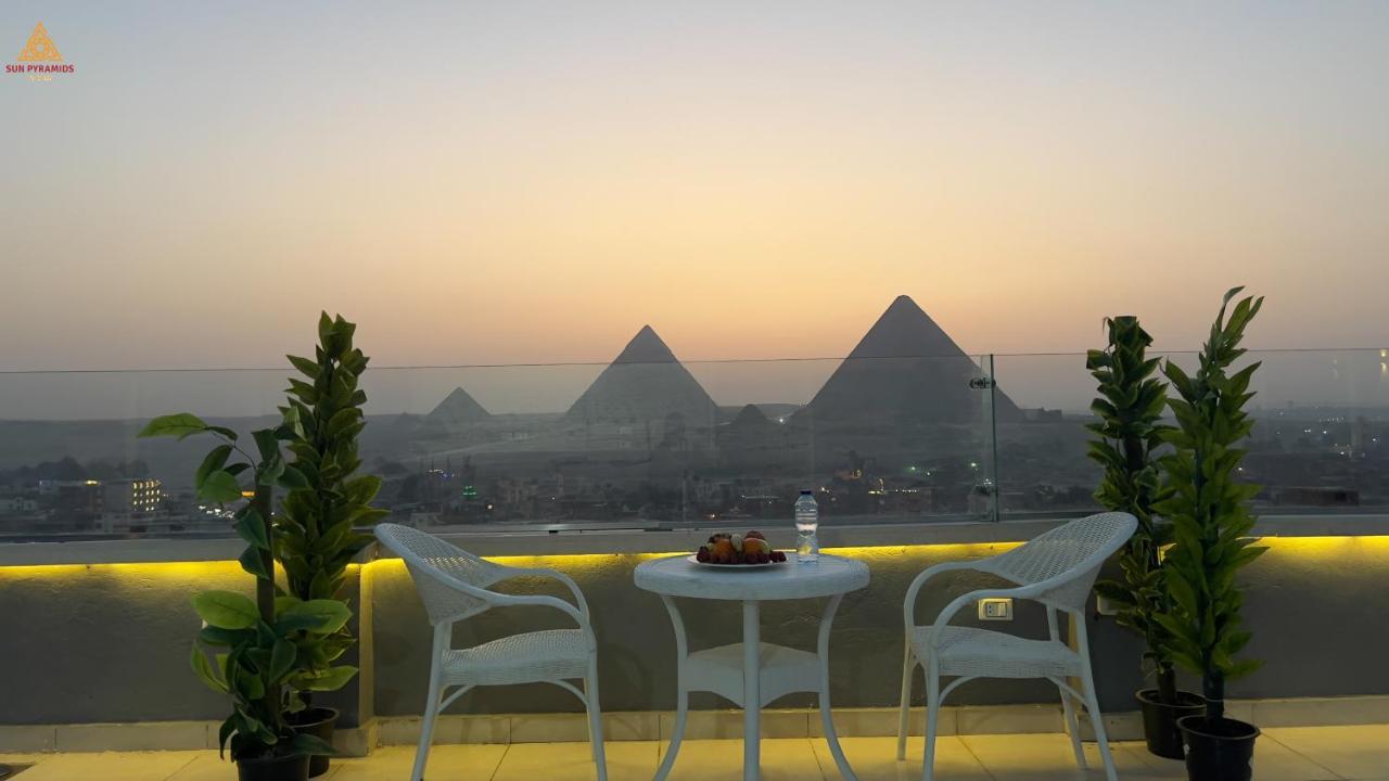 Full Pyramids View Apartment With Balcony For 8 P Kafrat al Jabal Bagian luar foto