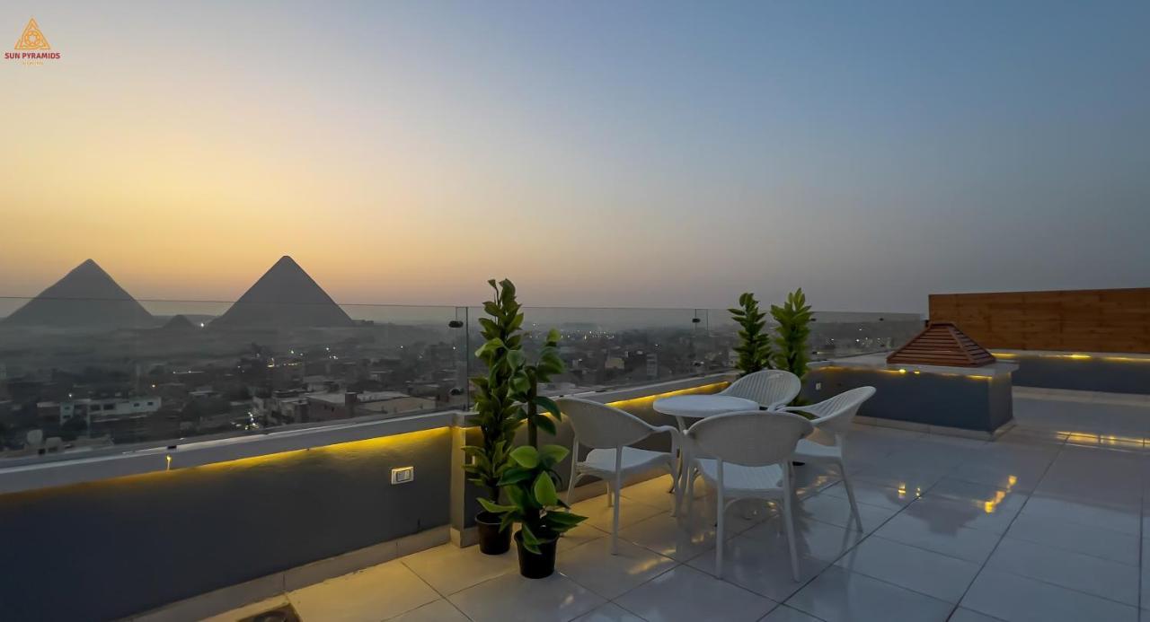 Full Pyramids View Apartment With Balcony For 8 P Kafrat al Jabal Bagian luar foto