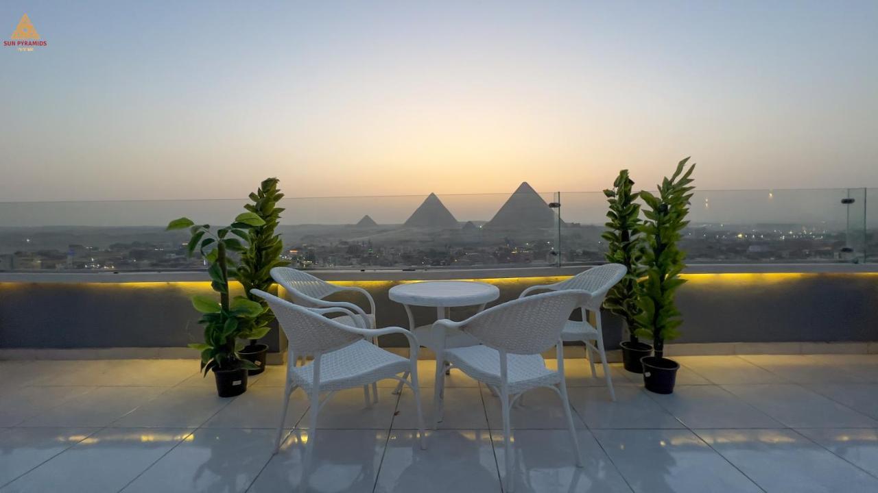 Full Pyramids View Apartment With Balcony For 8 P Kafrat al Jabal Bagian luar foto