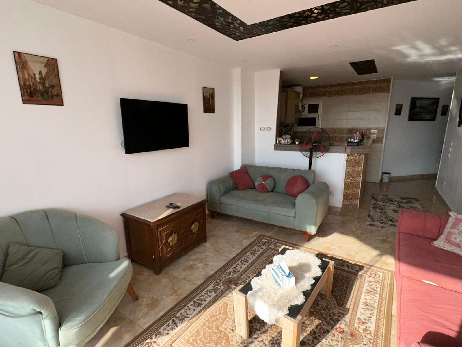 Full Pyramids View Apartment With Balcony For 8 P Kafrat al Jabal Bagian luar foto
